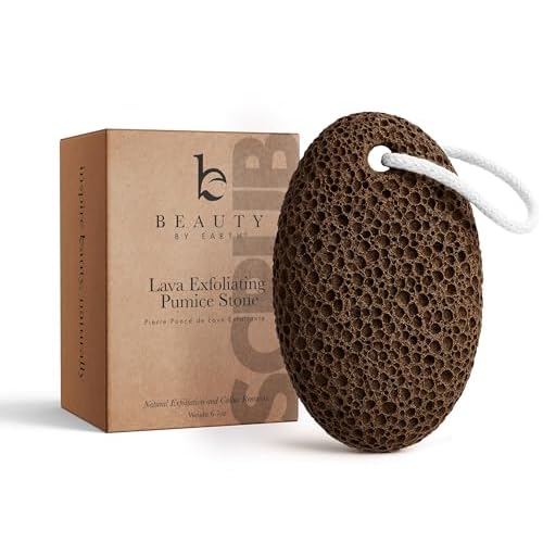 Pumice Stone for Feet - Natural Lava Stone Foot Exfoliator, Callus Remove for Feet, Hands & Dead Skin, Foot Scrubber for Pedicure & Cracked Heels, Strong & Durable Design for Smooth & Soft Feets