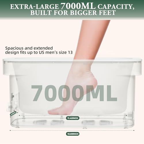 7000ml Paraffin Wax Machine for Hand and Feet-White Hand Wax Paraffin Machine for Hands with 10pcs Aloe Vera Paraffin Bath Refills,Ideal Gifts for Women