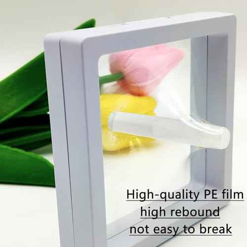 32 Pack Press On Nail Packaging Boxes - 3D Floating Storage and Display Box With 90pcs Double Sided Adhesive Tape for Nail Tech