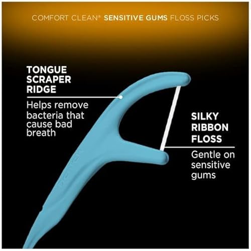 DenTek Comfort Clean Floss Picks Fresh Mint 150 Each (Pack of 9)