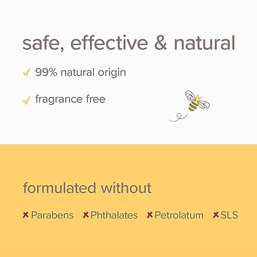 Burt's Bees Mama Bee Leg and Foot Cream, Soothing Formula with Peppermint and Coconut Oil, Fragrance Free, 99% Natural Origin, 3.38oz