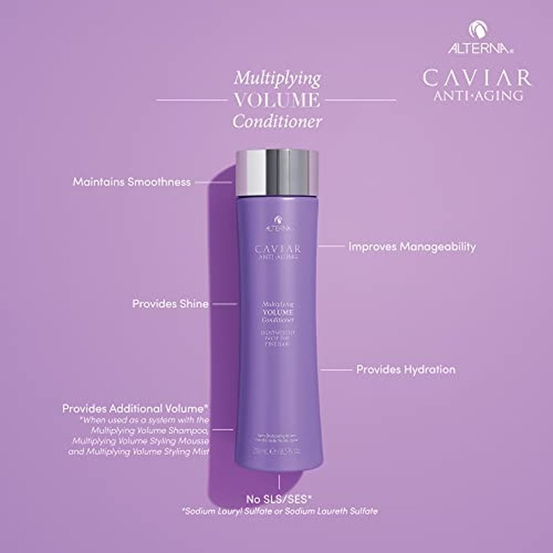 Alterna CAVIAR Anti-Aging Multiplying Volume Conditioner | For Fine, Limp or Thin Hair | Create Instant Volume and Thickness | Sulfate Free
