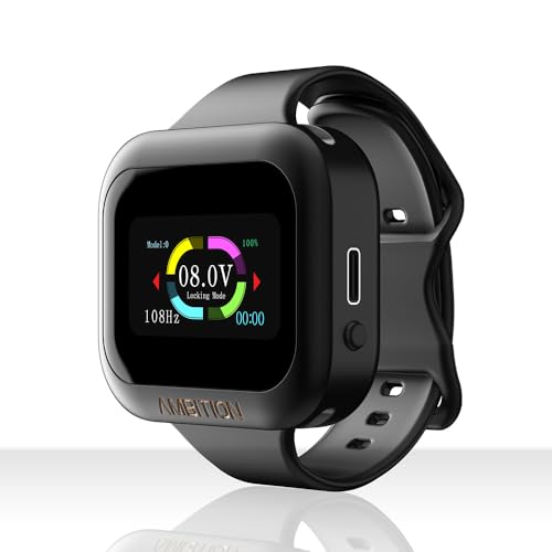 Ambition Tattoo Power Supply S1 Touch Screen Tattoo Battery Silicone Wristband Supply Portable RCA Tattoo 1600mAh Lithium Battery Pack with LCD Touch Display for Rotary Tattoo Machine