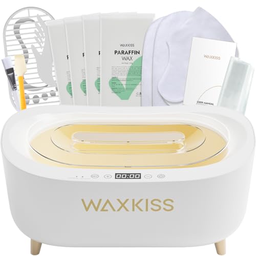 Waxkiss Intelligent Paraffin Wax Machine for Hands & Feet,Paraffin Wax Warmer for Professional Spa (A)