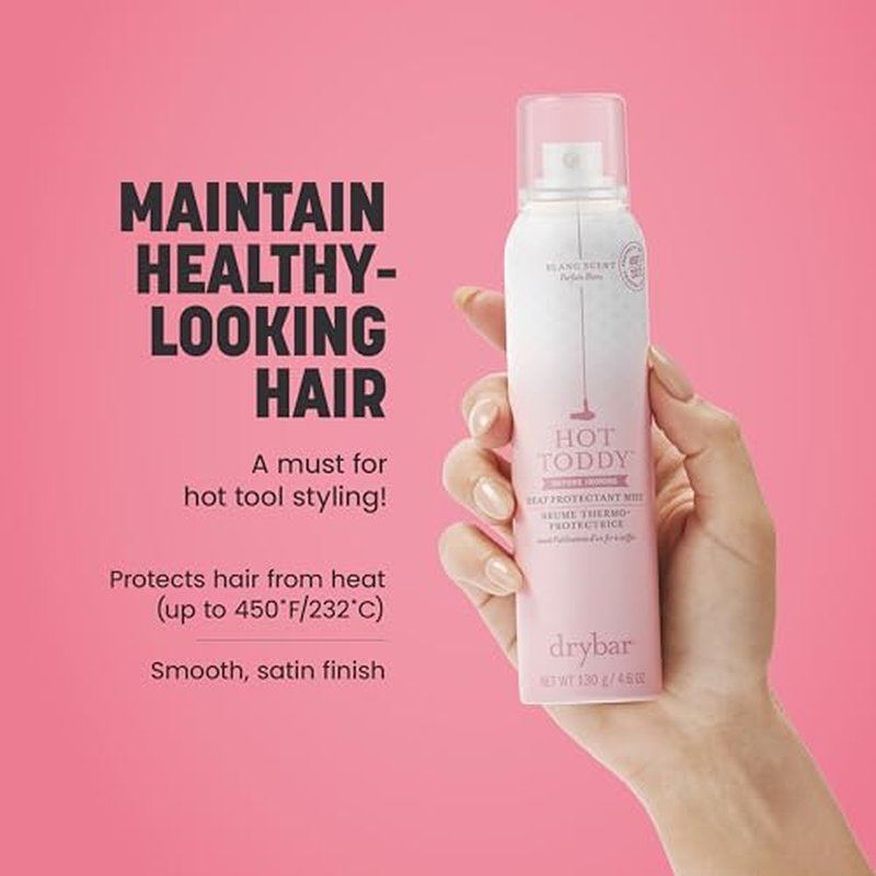 Drybar Hot Toddy Heat Protectant | Lightweight Formula for Hair, Protects from Heated Styling, Straightening and Styling Irons