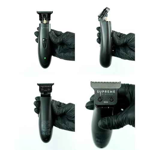 Supreme Trimmer T Shaper - Quiet Cordless Beard & Hair Trimmer for Men | 120 Min Runtime, Low Noise, Zero-Gap DLC Blade | Ideal for Sensitive Skin, Kids & Elderly | ST5206