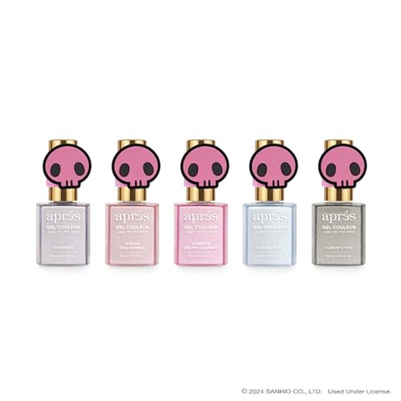 APR?S x Kuromi¢â Caty Eye Gel Color Magnetic Gel Nail Polish, Set of 5 10ml