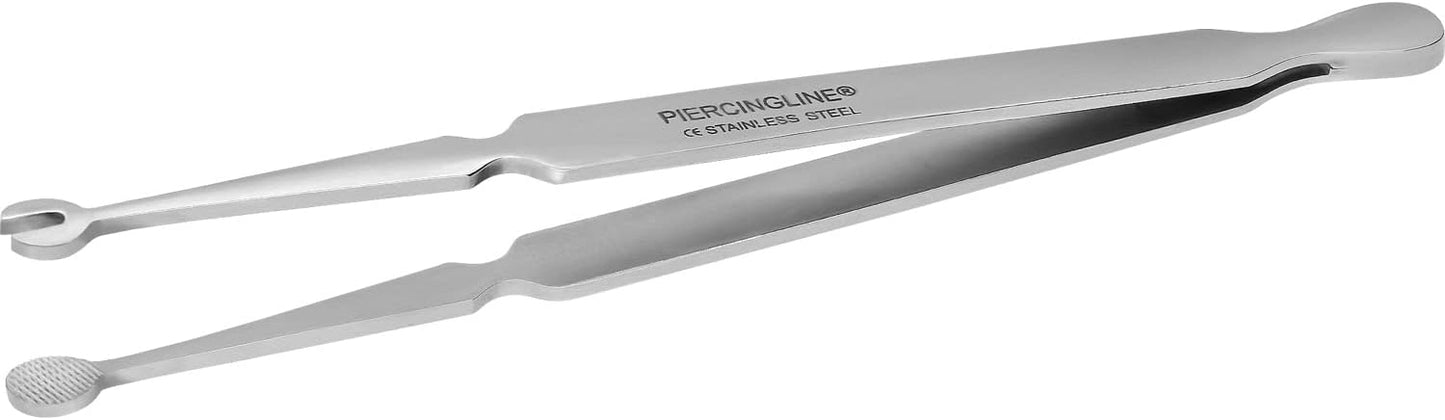 Piercing Tool - Labret Half Pincer Stainless Steel Ball Holder | Precision Design