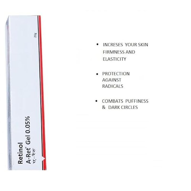 Retinol Gel 0.05 Vitamin A Repairs Fine Lines & Wrinkles Age and Sun Spots Anti-Aging Formula, 20 Grams (Retinol Gel 0.05)