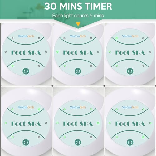 Ionic Detox Foot Bath Machine, Foot Detox Spa Ion Cleanse Chi Machine for Home Use Beauty Club Salon, Regain Health & Vitality with 5 Liners £¨Tub Not Include£©