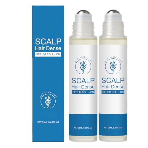 Orrenaturals Hair Revival Ampoule, Quasarous Hair Loss Reversal Serum, Hair Growth Roll On, Rosemary Scalpy Hair Growth Serum Roll On 25 Ml, Targeted Hairline & Thinning Support (2Pcs)