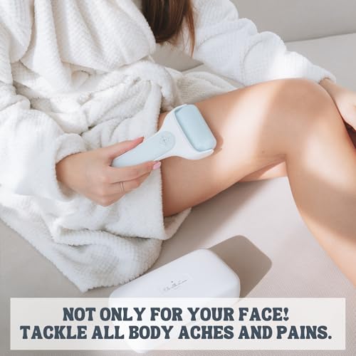 Eli with Love Ice Roller for Face Premium Facial Ice Roller with Carry Case and 2X Rollers for Long Lasting Cold - Eye Roller for Puffy Eyes & Cold Massage for Migraines