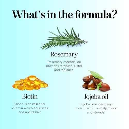 Rosemary Biotin Shampoo and Conditioner Set - Volumizing Shampoo and Conditioner for Thinning Hair for Women & Men with Nourishing B Vitamins - Color Safe Sulfate Paraben & Silicone Free (8 Fl Oz)