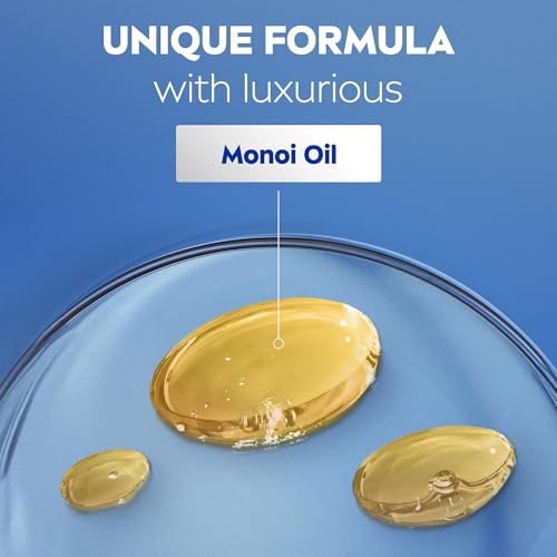 NIVEA Oil Infused Lotion Coconut and Monoi Oil Body Lotion for Women, Fast-Absorbing and Non-Greasy Coconut Scented Lotion Moisturizes for 48 Hours, 16.9 Fl Oz Pump Bottle