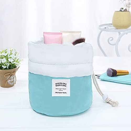 INVODA Drawstring Cosmetic Bag 12PCS Travel Makeup Bag for Women Toiletry Bag Portable Drawstring Make up Organizer Bag for Travel (12PCS)