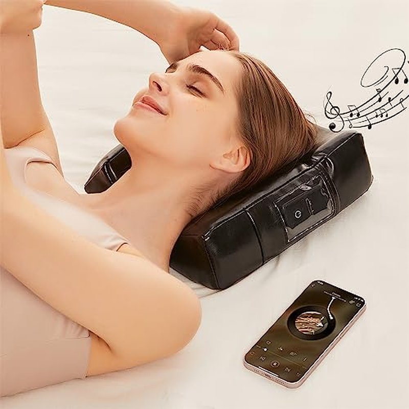 Master Massage Music Master High Fidelity Sound Face Cradle Cushion- Bluetooth Massage Pillow for Face Down Resting- Ultra Soft Massage Table Headrest Foam Headrest
