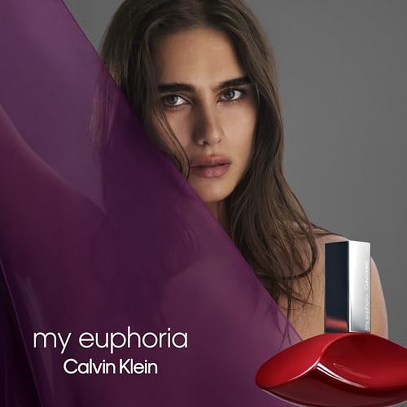 Calvin Klein My Euphoria Eau de Parfum ? Women's Ambery Floral Perfume ? With Notes of Blackcurrant, Orchid Flamb?, Black Sesame, Vanilla & Woods ? Long Lasting Fragrance