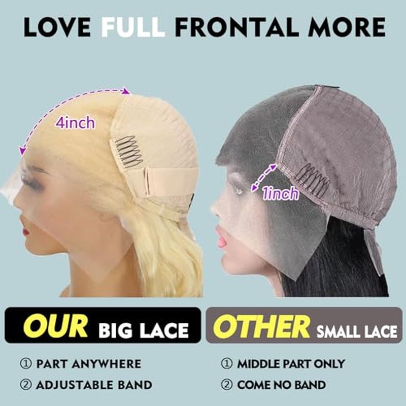 22 Inch 613 Lace Front Wig Human Hair 200 Density Blonde Wig Human Hair 13x4 Lace Front Wigs Human Hair Pre Plucked 613 Wigs For Women