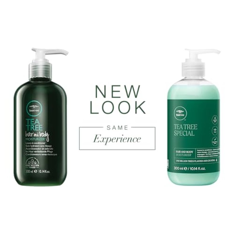 Tea Tree Hair and Body Moisturizer Leave-In Conditioner, Body Lotion, After-Shave Cream, For All Hair + Skin Types