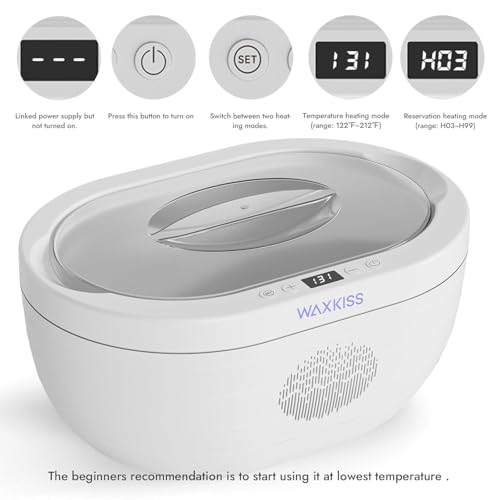 Paraffin Wax Machine for Hand and Feet with Paraffin Wax Refills moisturizing, 3000ml Safety Hand wax Paraffin Machine for Reservation Paraffin Wax Bath Warmer