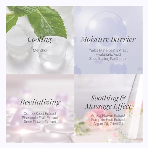 koelf Rose Petal Satin Leg mask 1pair- Intensive Cooling & Depuffing Leg Socks, Rose Scented Leg Relieving Mask with Arnica, Pumpkin, Coffee Seed Extract for Tired, Puffy Legs