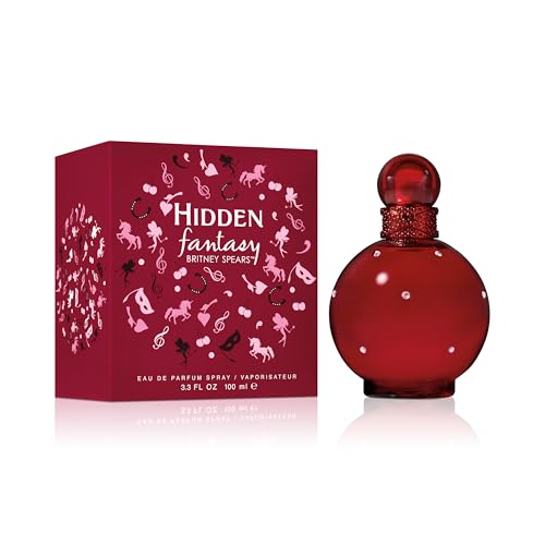 Britney Spears Hidden Fantasy, Eau De Parfum EDP Spray for Women, 3.3 Fl Oz