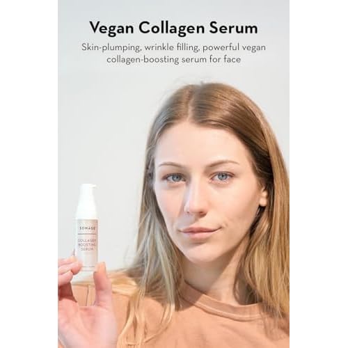 Sonage Collagen Boosting Serum: Vegan Anti-Aging Face Serum | Plumps, Smooths, Minimizes Pores, Wrinkles