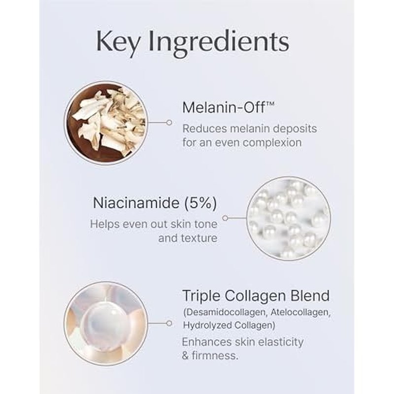 SOORYEHAN Lifting Ampoule Serum (2.02fl oz) - Triple-Action Anti-Aging Serum for Skin Tone, Texture, and Elasticity with 5% Niacinamide and Triple Collagen Blend
