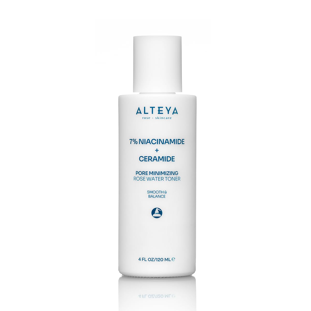Alteya Organics Pore Minimizing Rose Water Toner (7% Niacinamide + Ceramide) - 4 Fl Oz/120mL