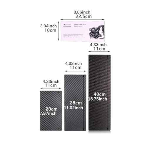 3 Pieces Hair Dye Boards Balayage Board Highlighting Tools for Hairdresser Hair Highlighting Board with Foil Sheet for Salon