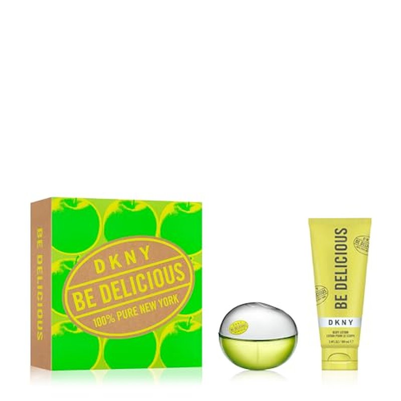 DKNY Be Delicious Eau de Parfum 2 Piece Gift Set For Women - Perfume Spray 1.0 Fl. Oz. & Body Lotion 3.4 Fl. Oz.
