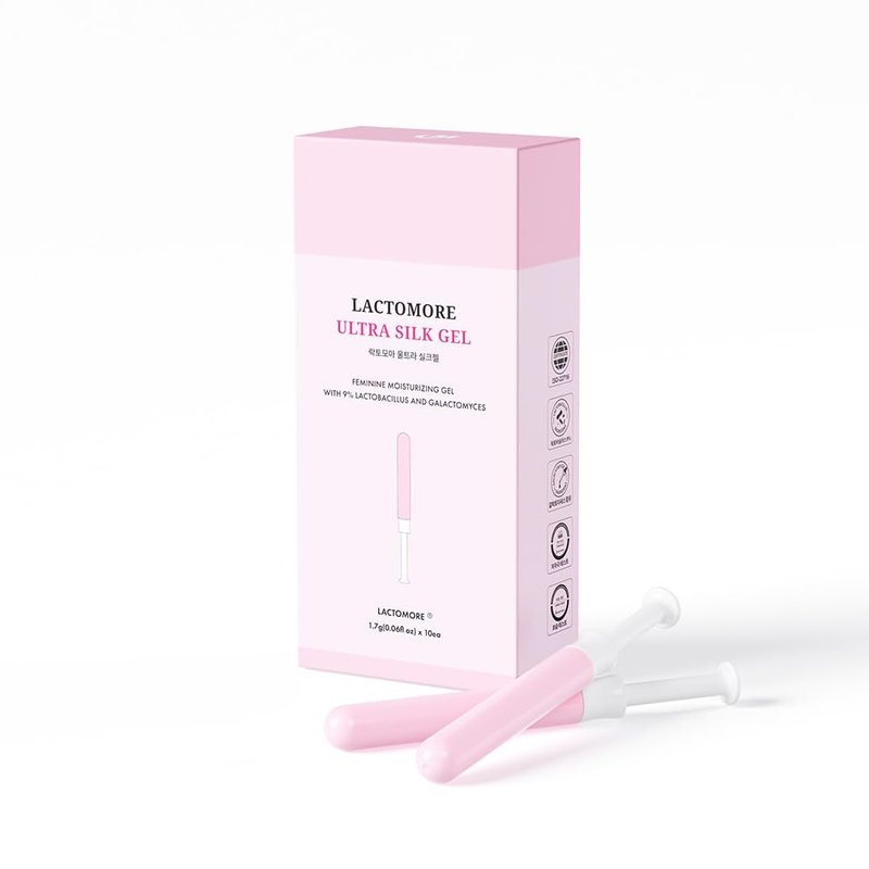 LACTOMORE Ultra Silk Gel | Intimate Hydration Gel with Silky Smooth Texture | For Dryness Relief & Soothing Care | Deep Hydration with Aloe, Hyaluronic Acid & Probiotics (1Box x 10pcs)