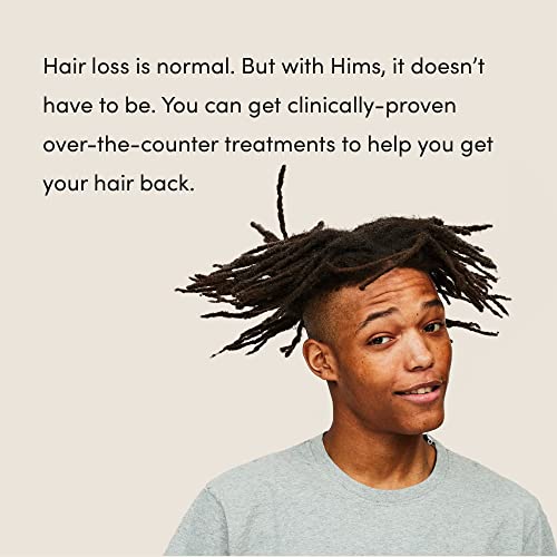 hims Thick Fix Hair Thickening Shampoo & 5% Minoxidil Treatment Foam Set - Hair Loss Treatment for Men - Moisturizing, Color Safe Shampoo & Foam - 2 Count