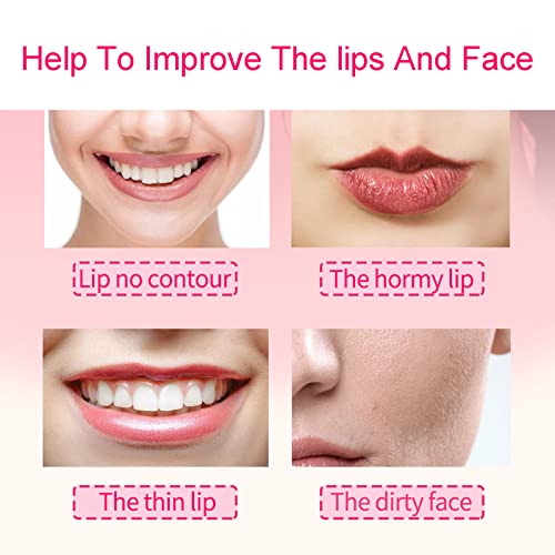 Lip Plumper Device for Makeup Lip Enhancement Beauty Mouth Tool Face Clean Massage Suction Silicone Lip Pumps Plumping Lips Enhancer Pink