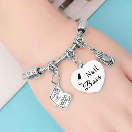 Nail Technician Gift Nail Artist Appreciation Gift for Women Nail Tech Gifts Nail Gifts for Nail Boss Jewelry Nail Lovers Gift Manicurist Graduation Gifts Birthday Christmas Gift for Her