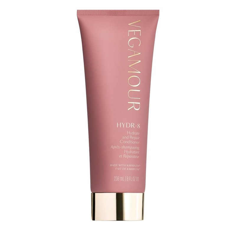 VEGAMOUR HYDR-8 Hydrate and Repair Conditioner - Hydrating Conditioner with Marula Oil, Moringa Oil, Ceramides & Biotin, Natural Conditioner for Dry Hair