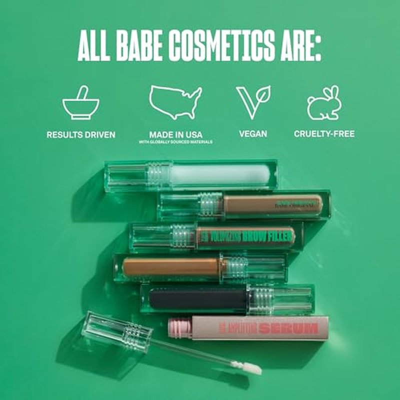 Babe Original Eyebrow Serum For Thicker Brows - Brow Serum with Castor Oil, Biotin, Repairing Amino Acids