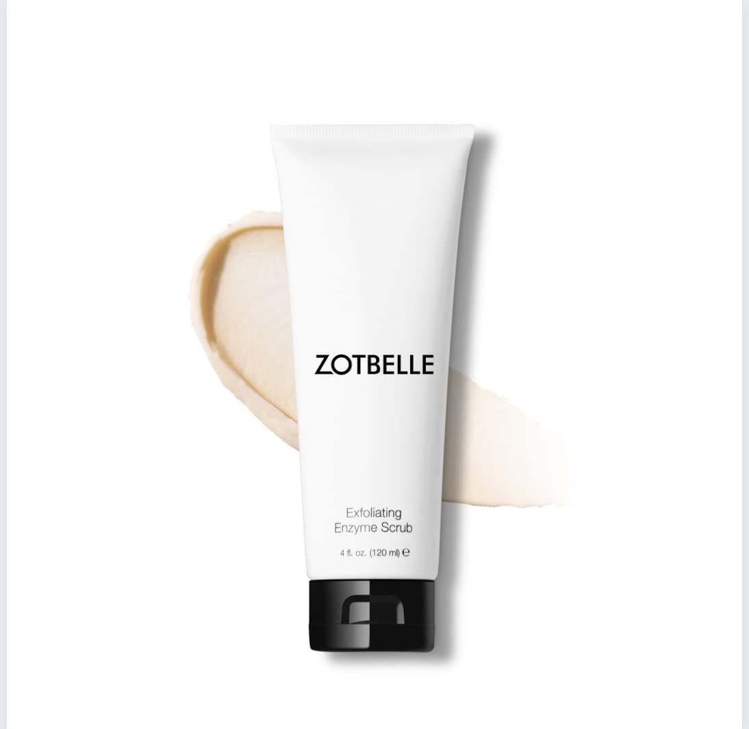ZOTBELLE EXFOLIATING ENZYME SCRUB Perfect to Remove Residual Dead Skin Cells and Particles from the Face, Through Gentle Exfoliation with Jojoba Esters.