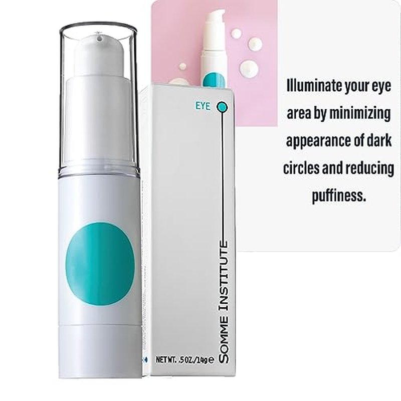 Somme Institute Hyaluronic Acid Eye Cream with MDT5 | for Dark Circles, Puffiness, and Hyperpigmentation | Anti-Aging Cream | Boost Collagen and Reduce Fine Lines | 0.5 Oz
