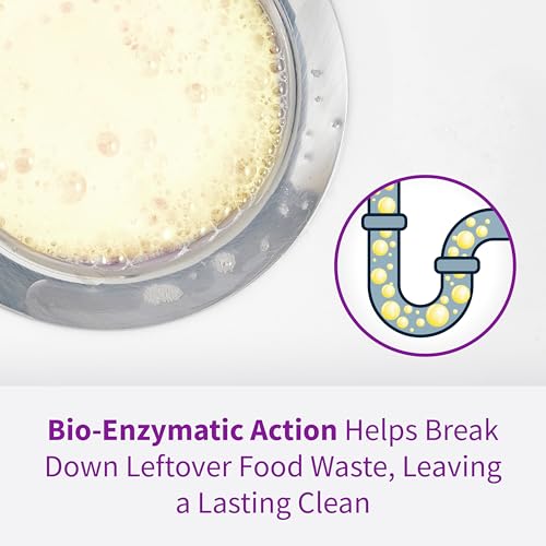 Rejuvenate Disposer and Pipe Cleaner, Lemon Scent, 6 Pods, 7.1 oz (201g)