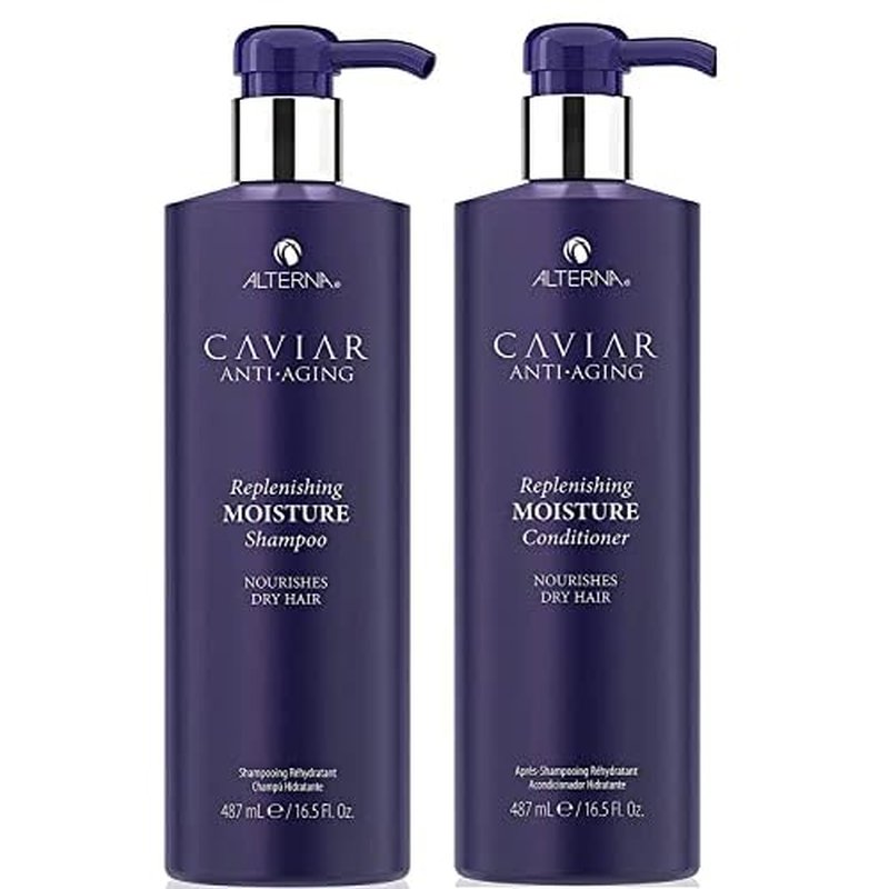 Alterna Caviar Anti-Aging Replenishing Moisture Shampoo/Conditioner, 8.5 fl. oz.