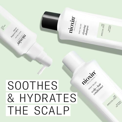 NIOXIN Scalp Relief Scalp Soothing Serum | Leave-in Treatment for Sensitive Scalp| Made with Aloe Vera and Vitamin E | 3.3 Fl Oz