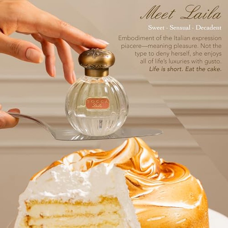 Tocca Laila Women's Perfume, 1.7 oz. (50 ml) - Bergamot, Vanilla & Amber, Sweet and Decadent Eau de Parfum