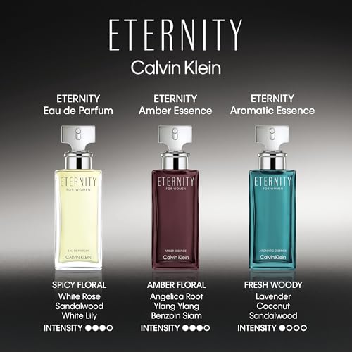 Calvin Klein Eternity Eau de Parfum ? Floral Women's Perfume ? With Notes of Bergamot, White Lily, White Rose, Sandalwood & Amber ? Long Lasting Fragrance