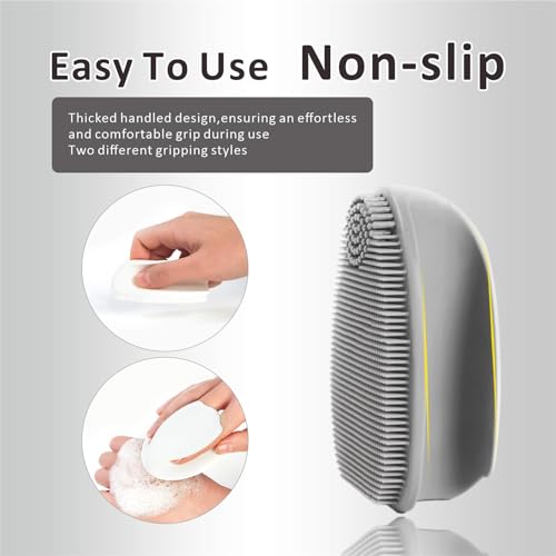 Silicone Face Scrubber,2 Pack Face Scrubber for Women Men, Manual Face Exfoliator Brushes Scrubber,Facial Cleansing Brush for Exfoliating Blackhead Remover Acne Pore Cleansing Massaging