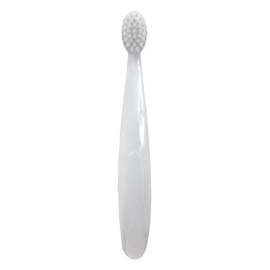 RADIUS Children's Toothbrush Pure Brush Ultra Soft BPA Free ADA Accepted Designed for Delicate Teeth for Kids 6 Months and Up - Clear - Pack of 1