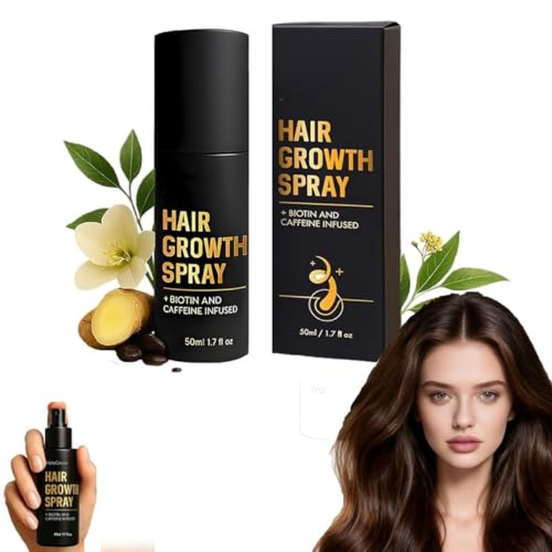HairGrow Hair Growth Spray, Promotes Thicker, Fuller Hair For Women & Men ? All Hair Types, Hair Thickening Sprays With Natural Ingredients