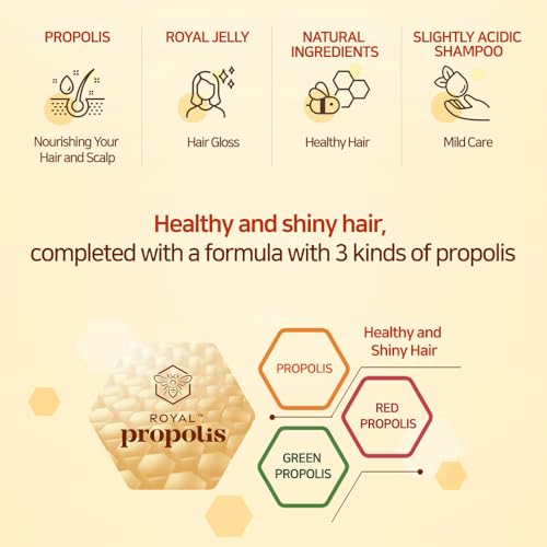 Kerasys Royal Propolis Red 33.8 fl oz / 1L (Shampoo, 2-Pack)