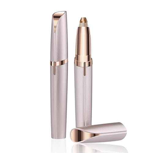 Eyebrow Hair Remover for Women£¬Eyebrow Trimmer Facial Hair Remover for Face with Rechargeable USB Cable Eyebrow Lips Body Facial Hair Remover Painless Lipstick Shavers (GOLD)