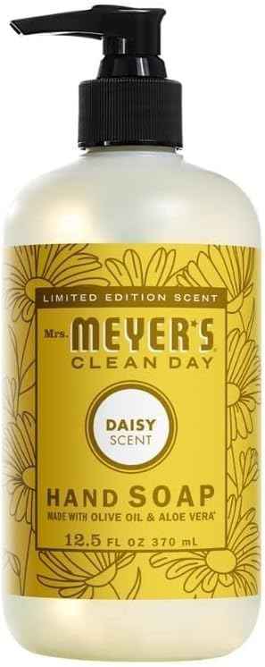 Mrs. MEYER'S CLEAN DAY Variety Pack 1 Liquid Hand Soap Lilac 12.5 OZ, 1 Dish Soap, Daisy 16 OZ, 1 CT